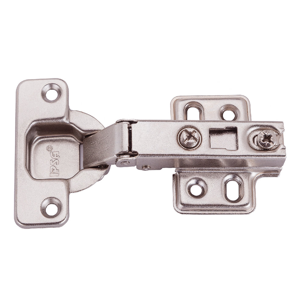 IPSA E Series Non Soft Close Slide On Auto Cup Cabinet Hinge 0 Crank Thickness 14-21 mm Pack of 5 Pair